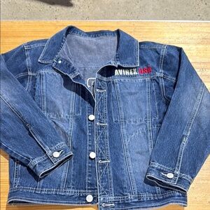 Avirex Blue Jean Jacket Classic Denim Style